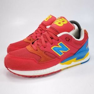 New Balance 530 Athletic Running Training Shoe Womens Size 7.5 W530PIM Red Blue